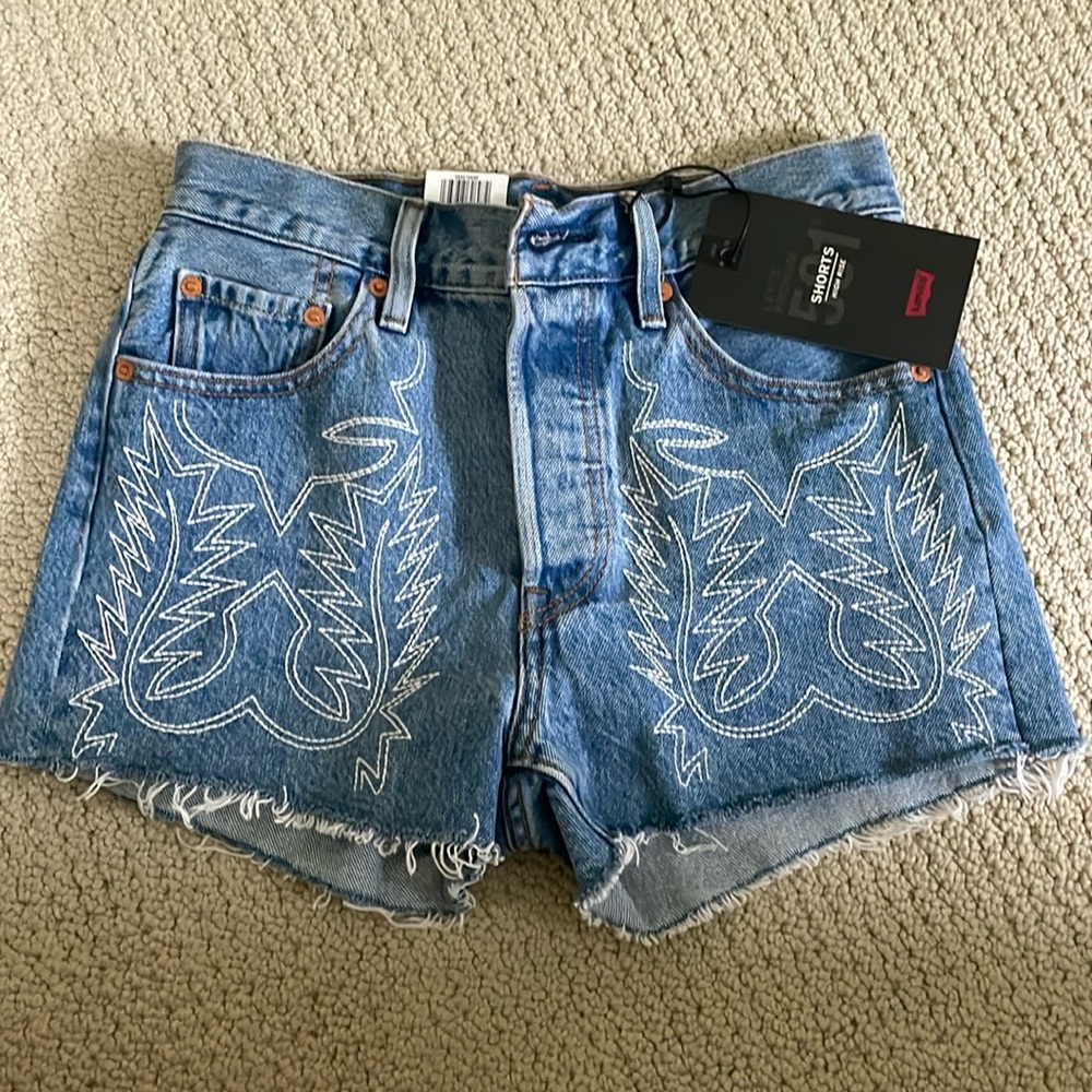 One of a kind Levi shorts